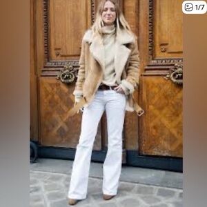 ACNE off white denim jeans flare size 26